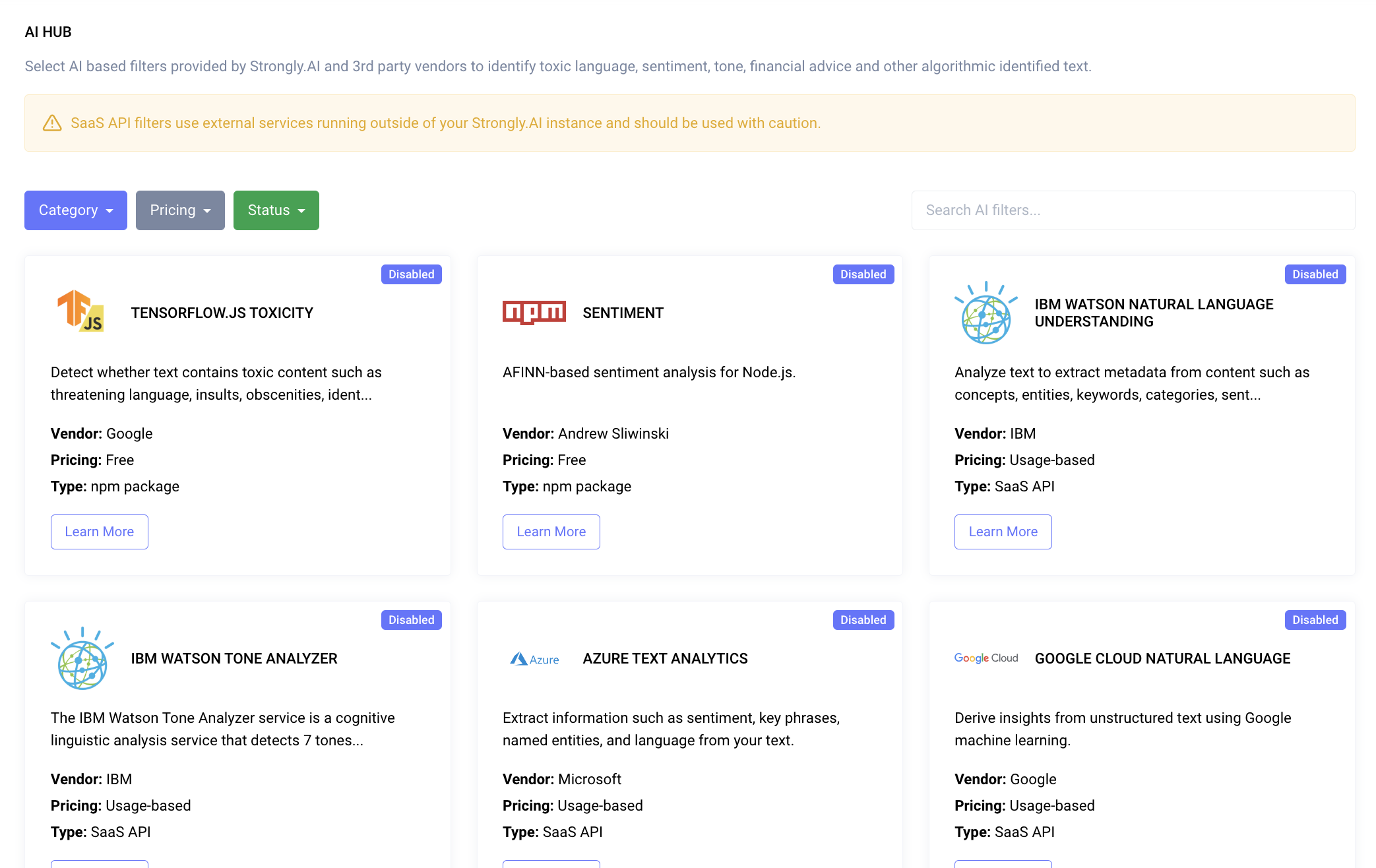 Custom Agent Chain Visualization