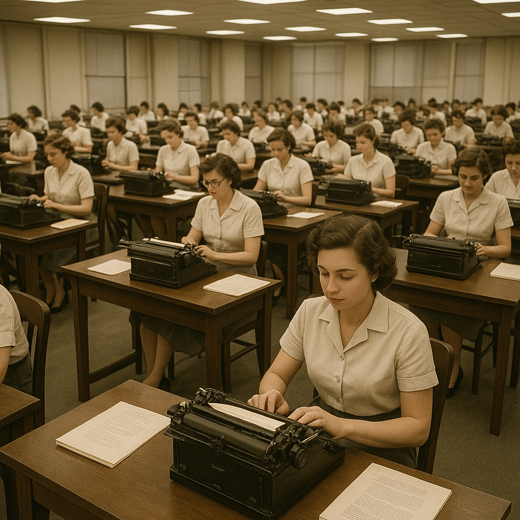 Typing Pool to AI Transformation